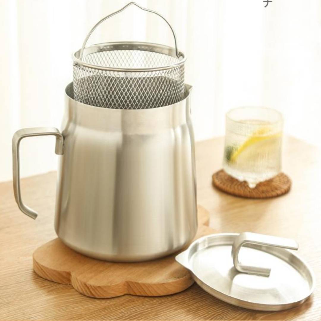 3-in-1 Oil Strainer Pot