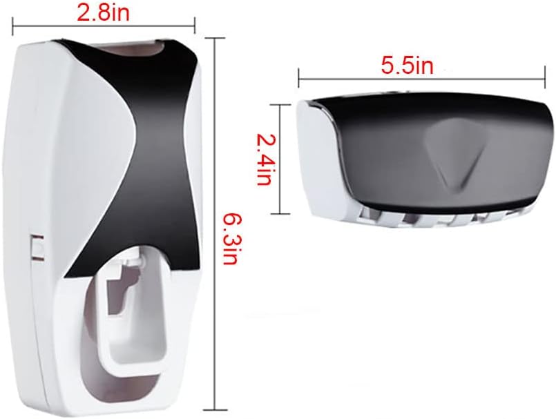 Automatic Toothpaste Squeezer & Toothbrush Dispenser