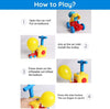 Launcher Tower Balloon Pump Car Toy Set