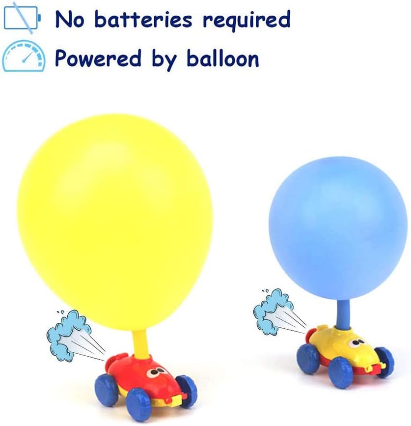 Launcher Tower Balloon Pump Car Toy Set