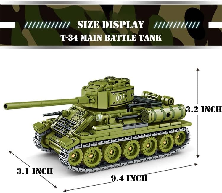 T34 Tank 3D Puzzle