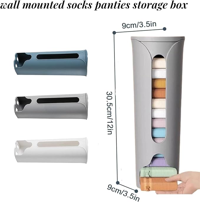 Wall-Mounted Underwear & Socks Organizer