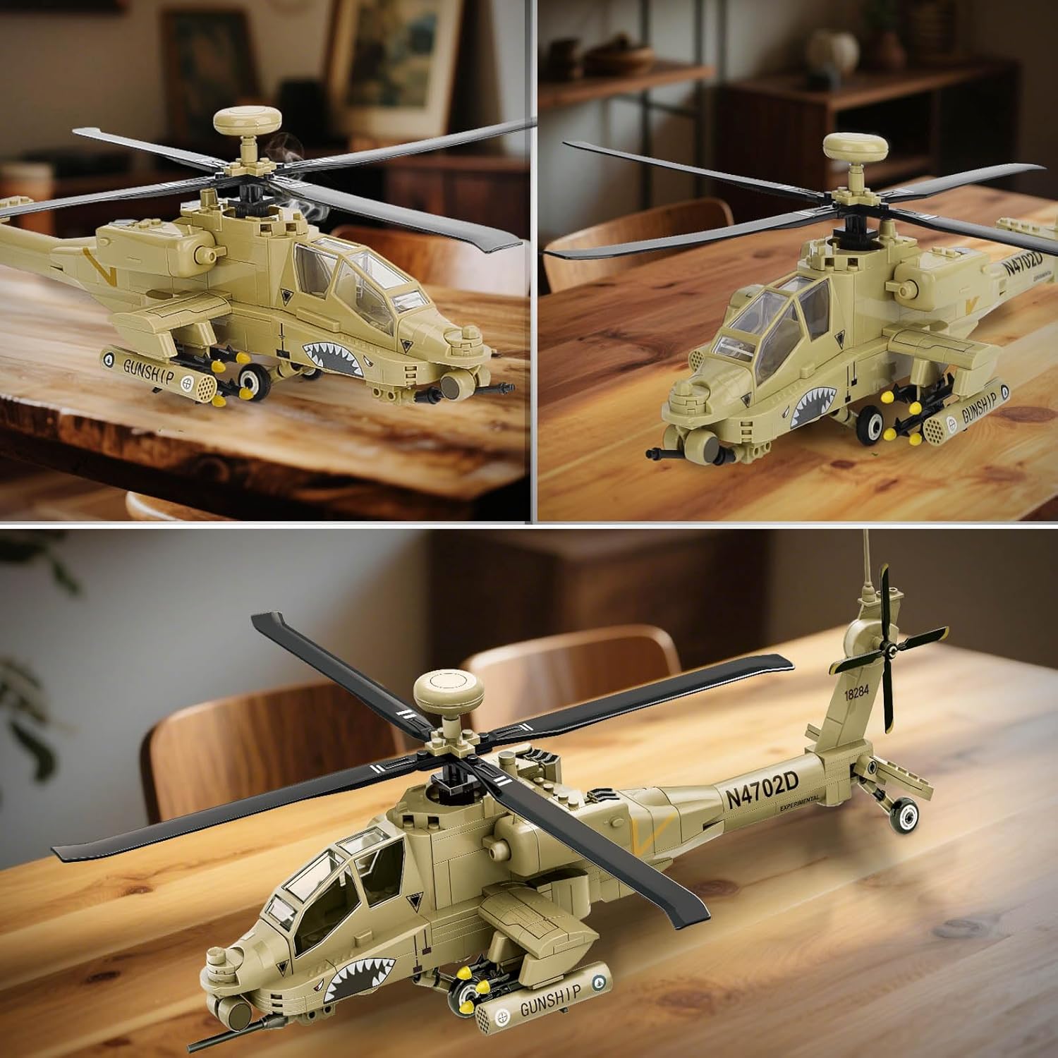 Military Helicopter 3D Puzzle