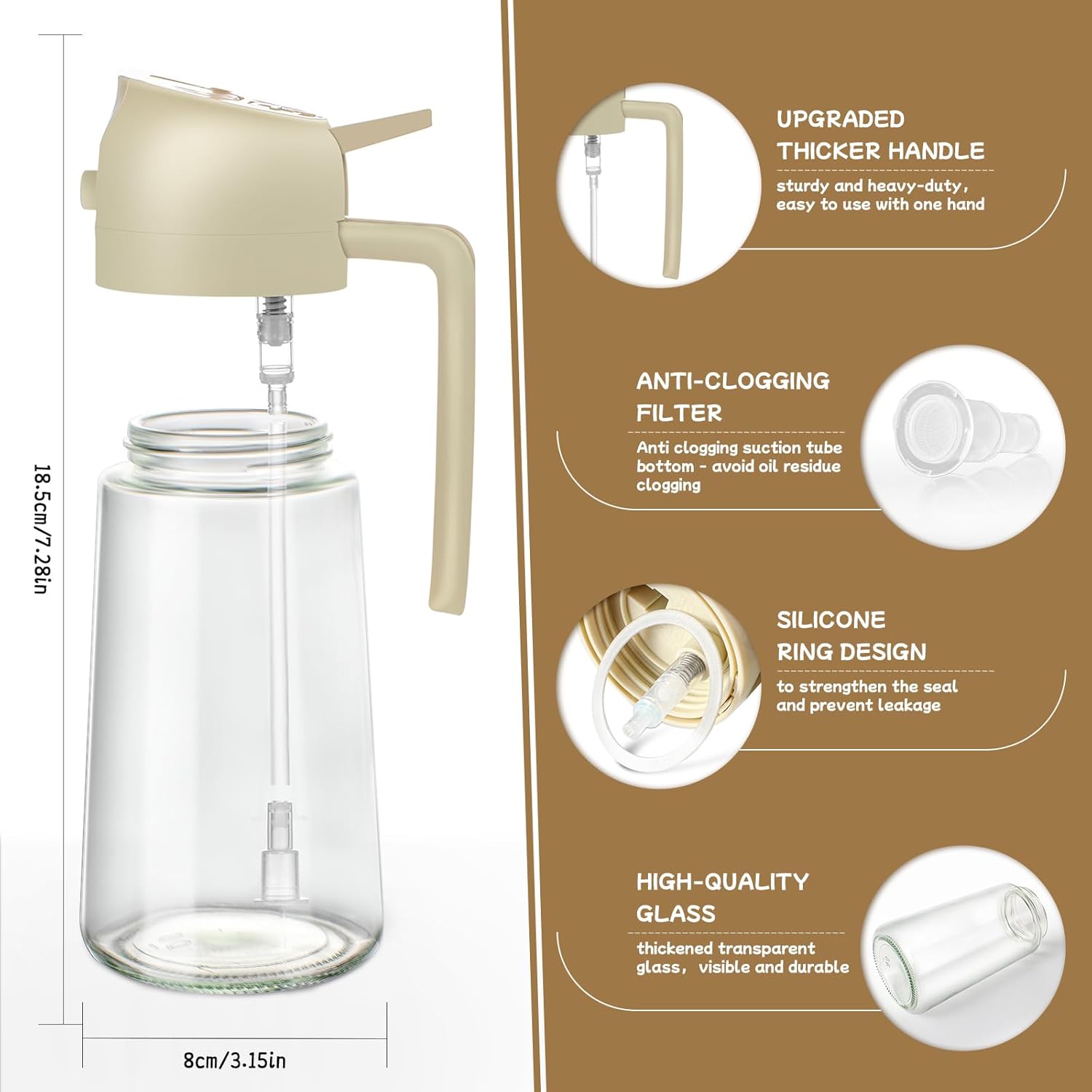 2 in 1 Oil Dispenser and Sprayer