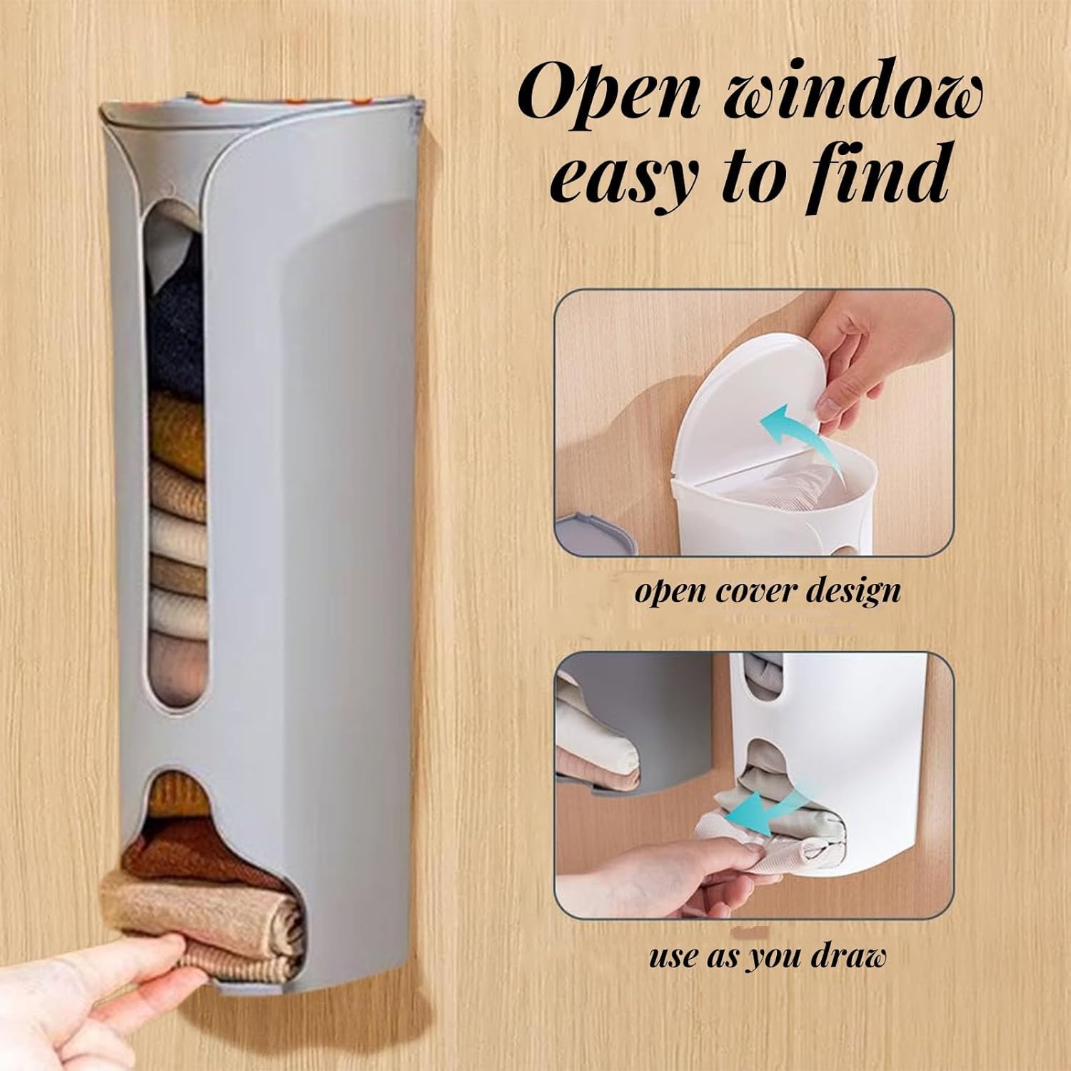 Wall-Mounted Underwear & Socks Organizer