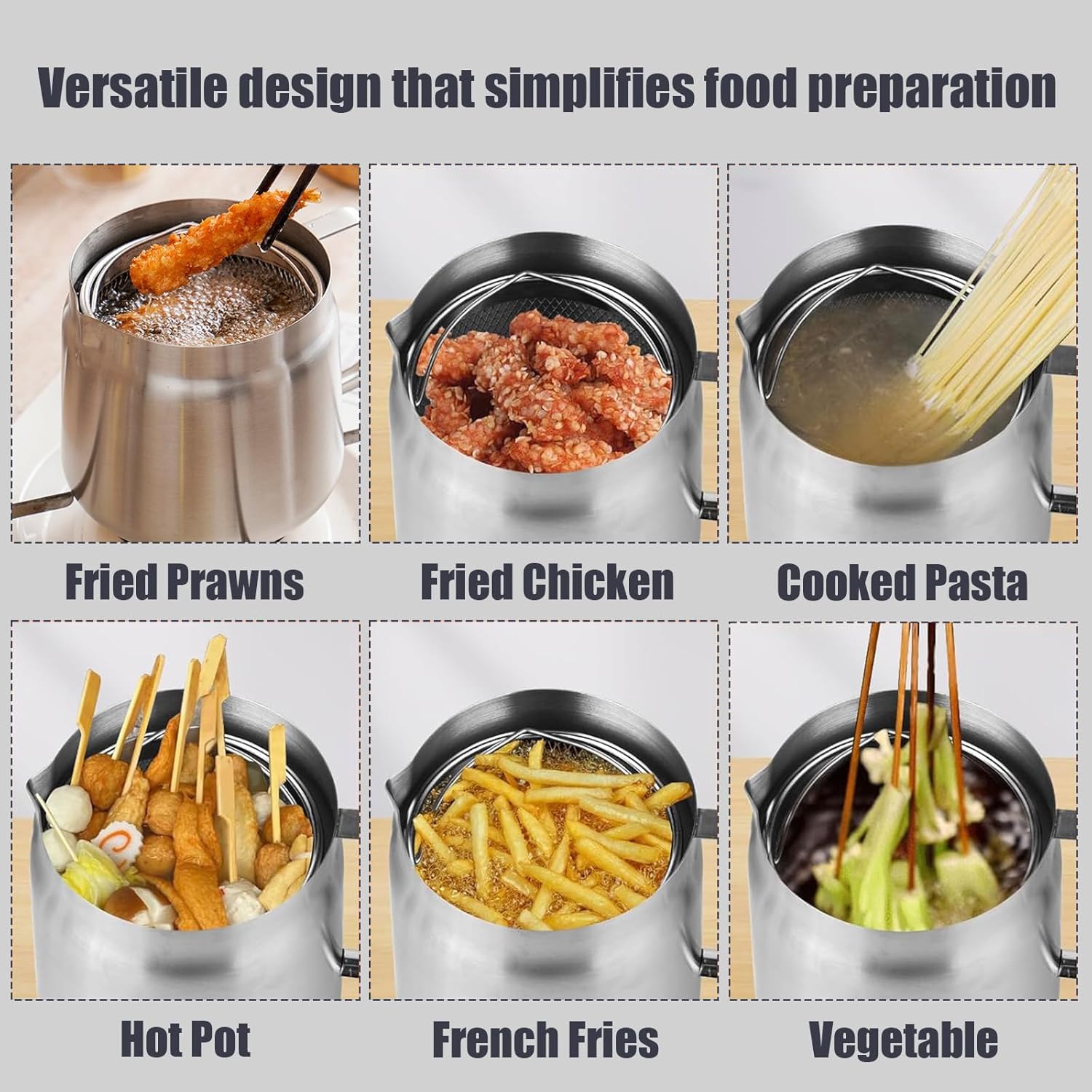 3-in-1 Oil Strainer Pot