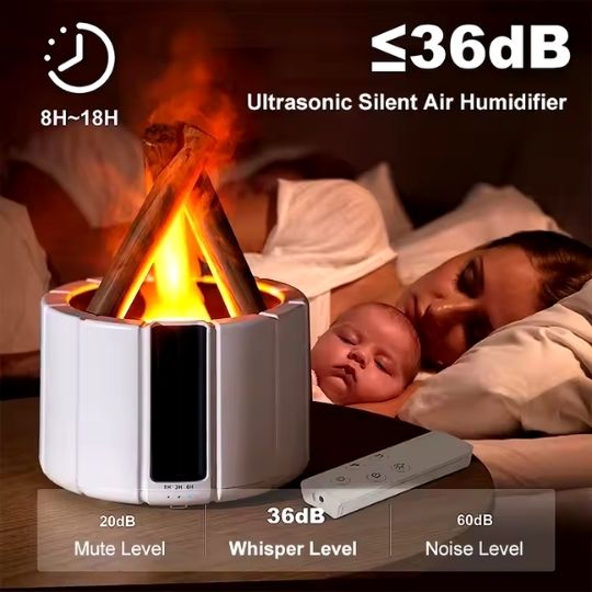 3D Bonfire Humidifier