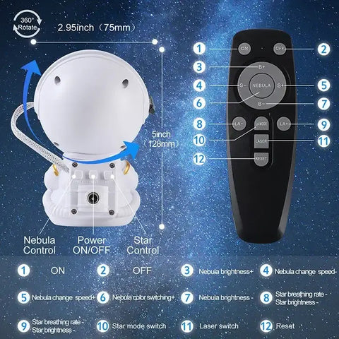 Astronaut Projector