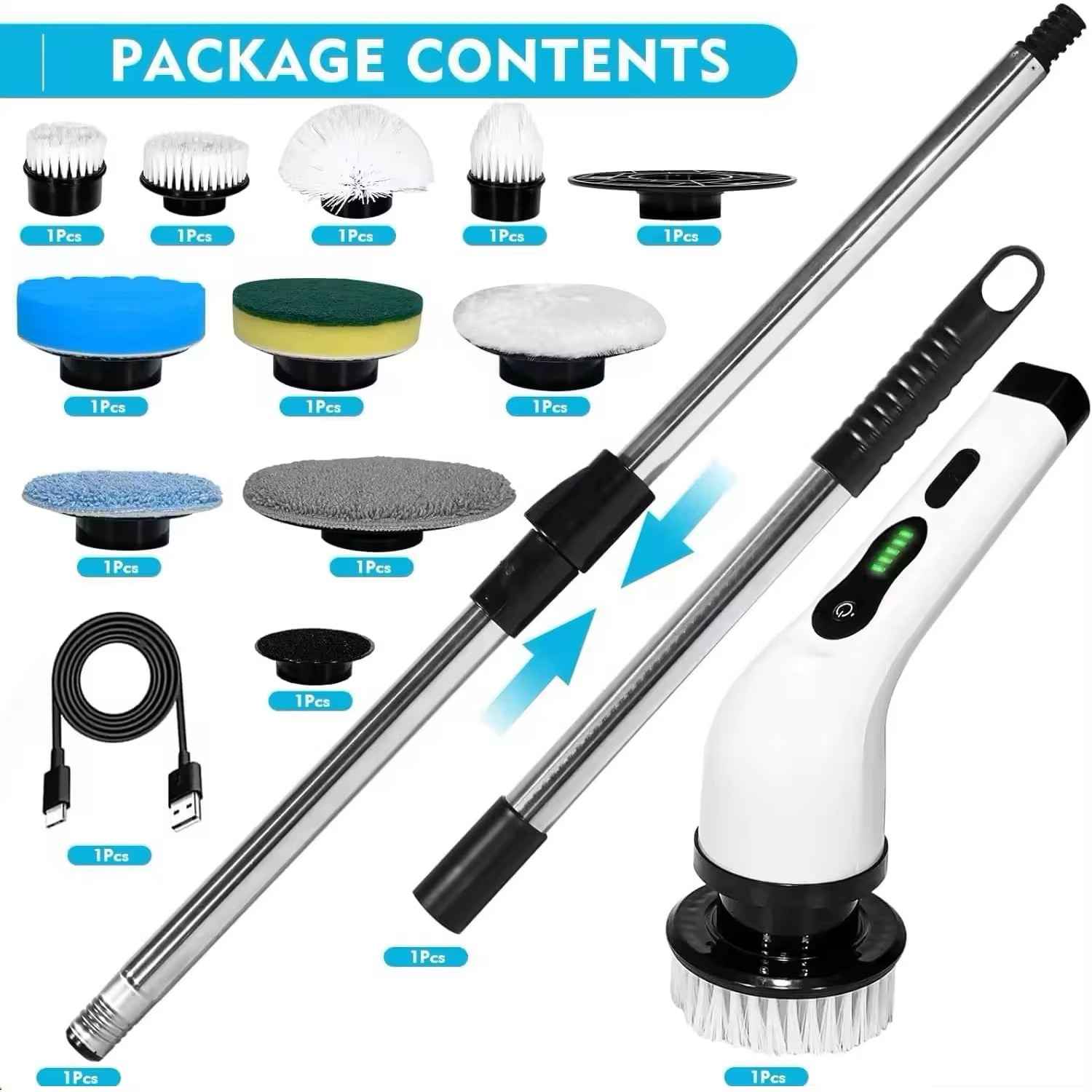 7 in 1 Electric Cleaning Brush