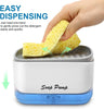2 in 1 Soap Dispenser and Sponge Holder