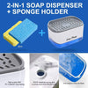 2 in 1 Soap Dispenser and Sponge Holder