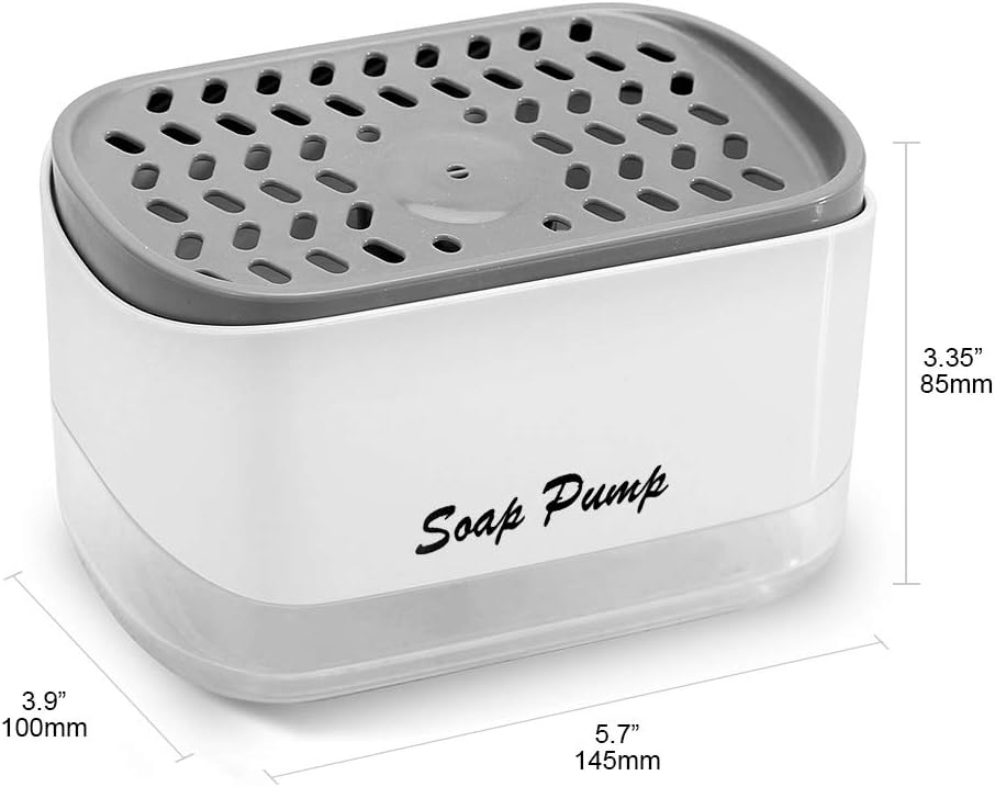 2 in 1 Soap Dispenser and Sponge Holder